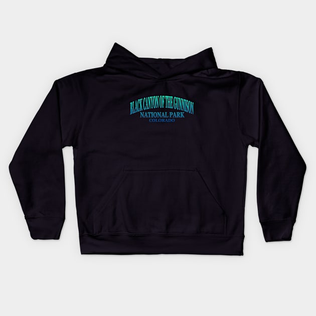 Black Canyon of the Gunnison National Park, Colorado Kids Hoodie by Naves